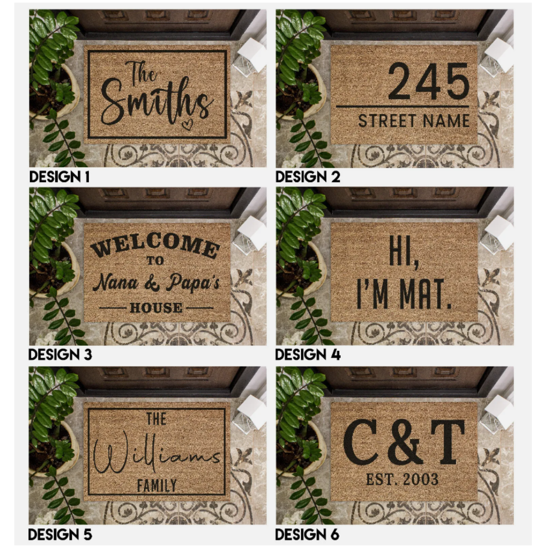 Personalised Bespoke Welcome Door Mat