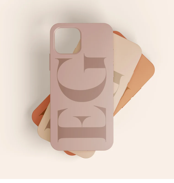 Personalised Initial Iphone Case Cover