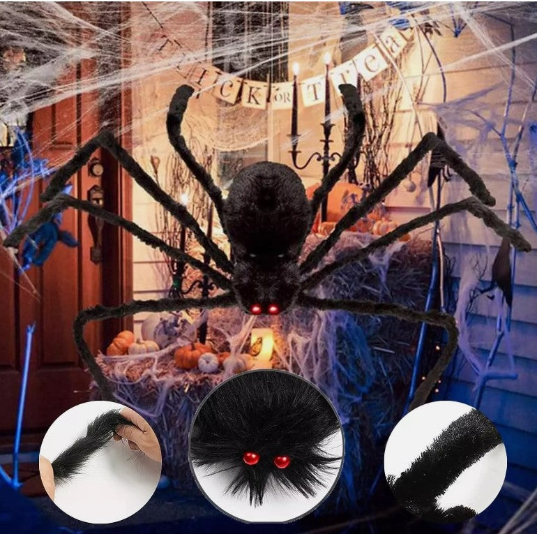Creepy Crawly 6.6FT Halloween Hairy Spider