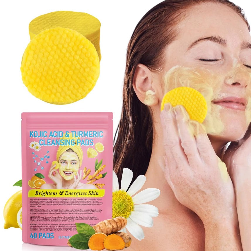 Turmeric Kojic Acid Facial Cleansing Pads