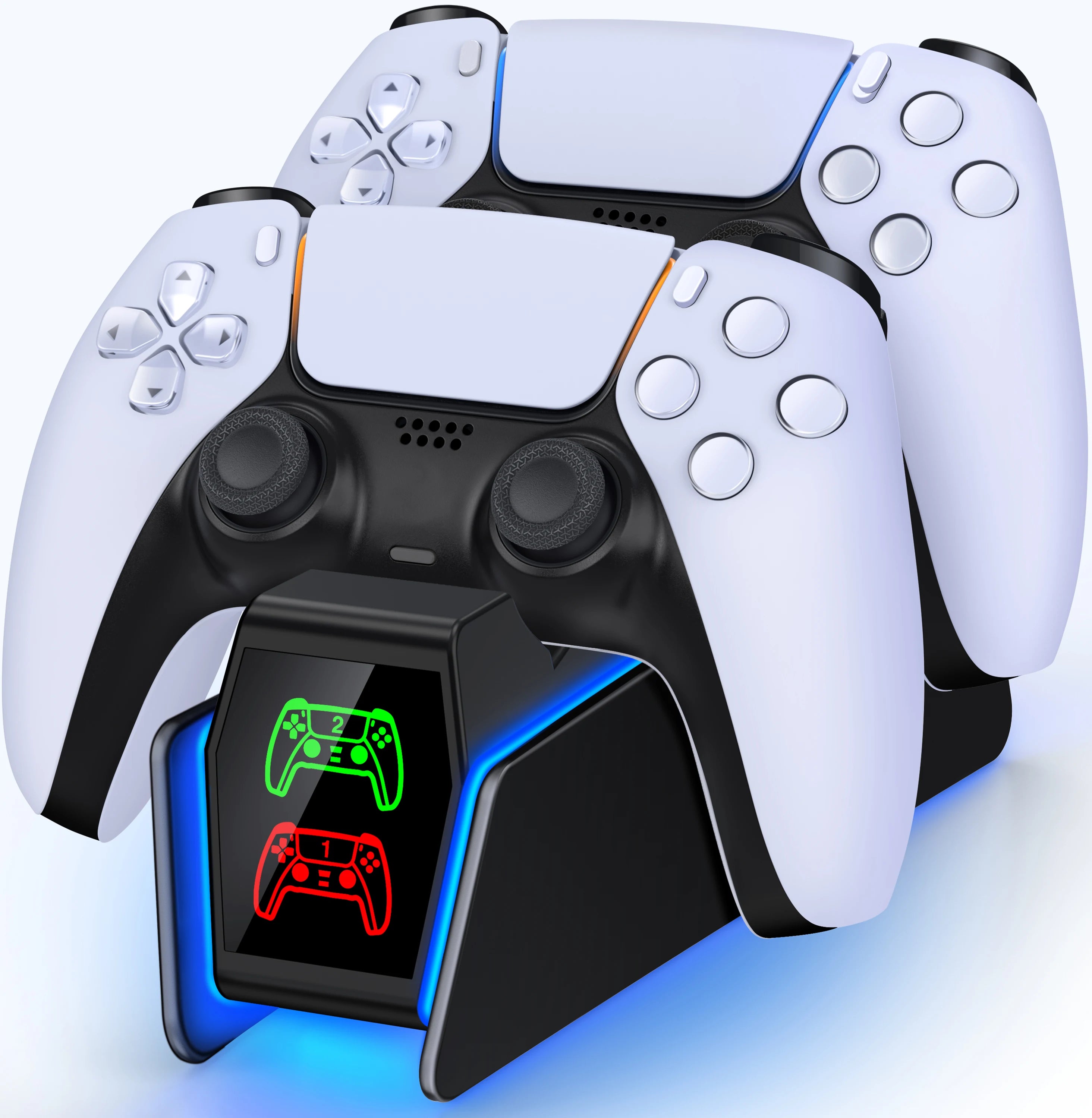 Enhanced RGB Charging Dock for PS5 Controllers