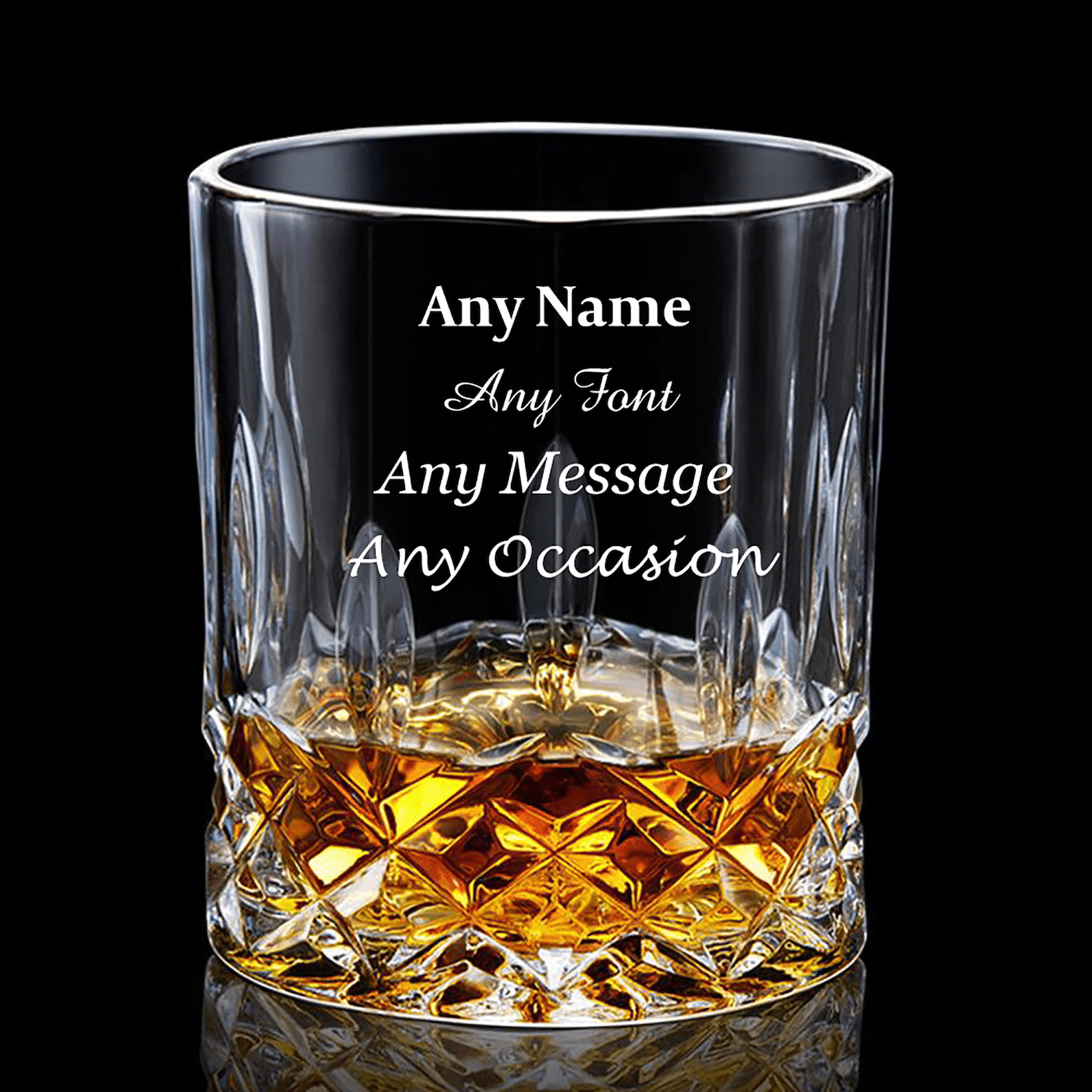Personalised Luxury Whiskey Glass