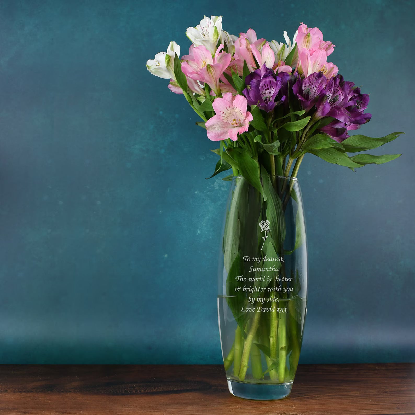 Personalised Butterfly Vase