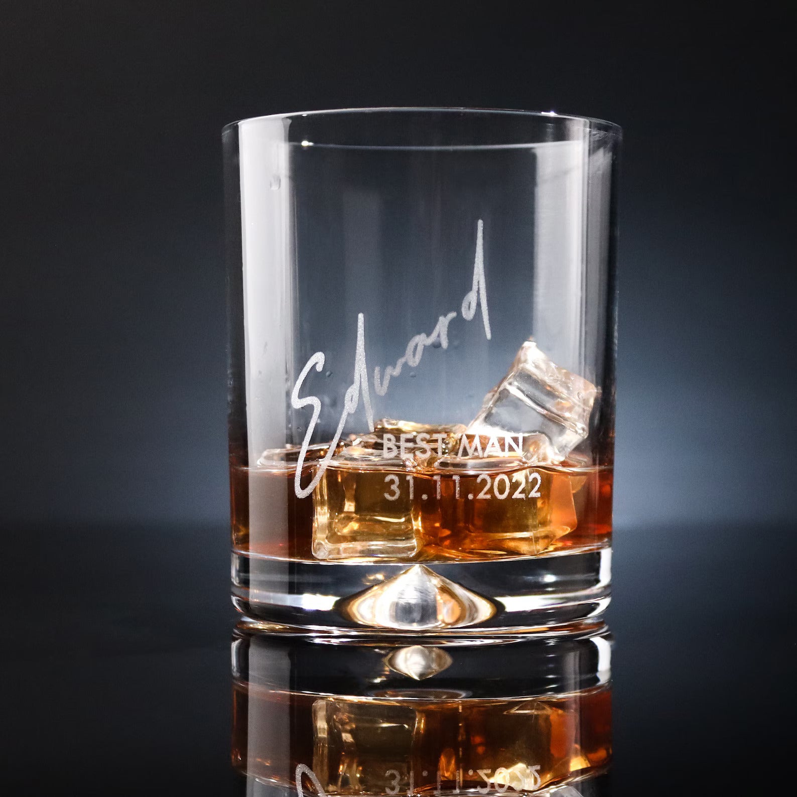 Groomsman Personalised Whiskey Glass