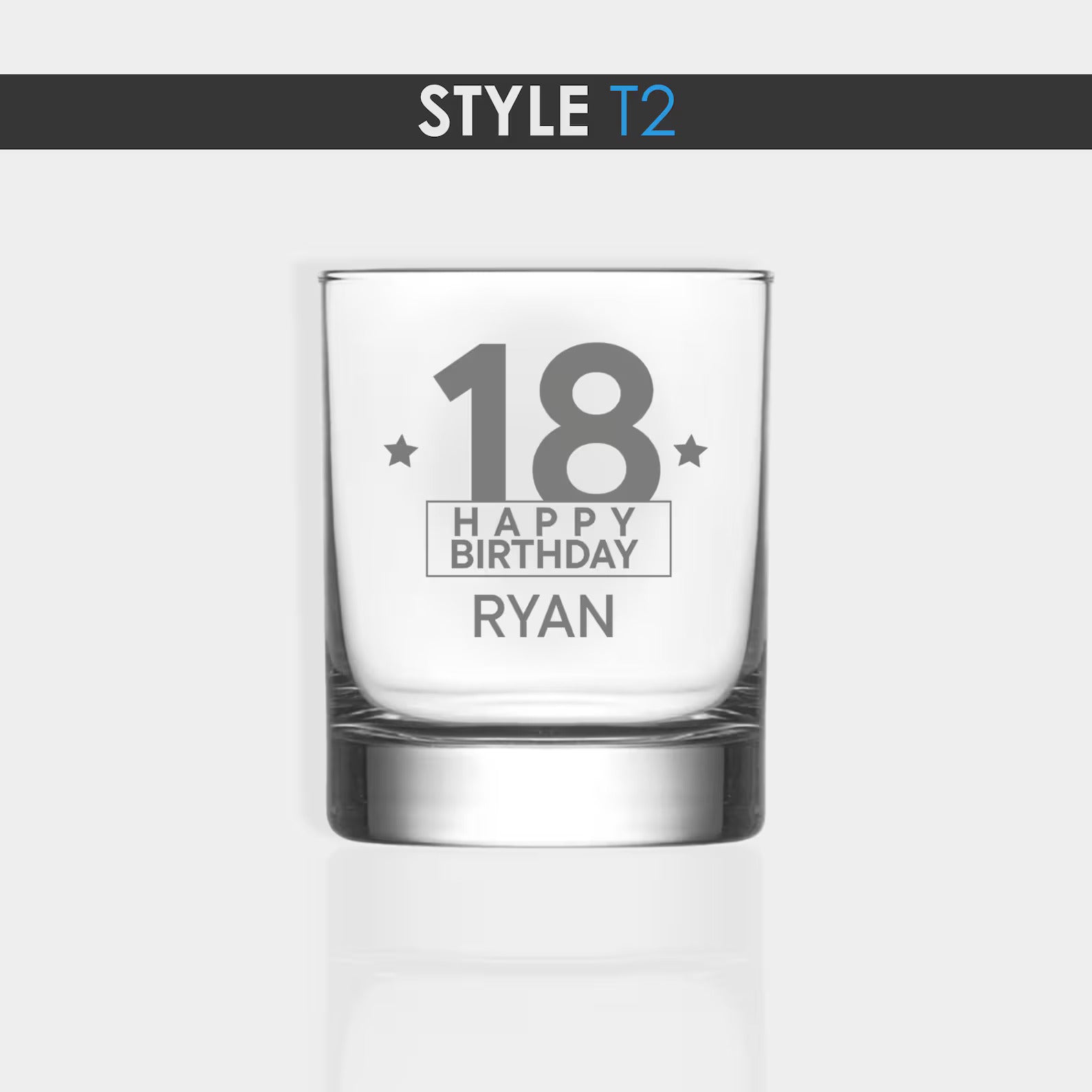 Personalised Whiskey Tumbler