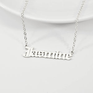 Personalised 18k Gold Name Necklace