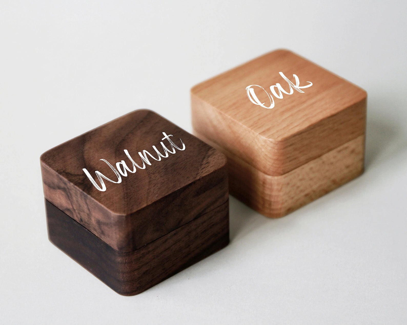 Personalised Engraved Engagement Ring Box