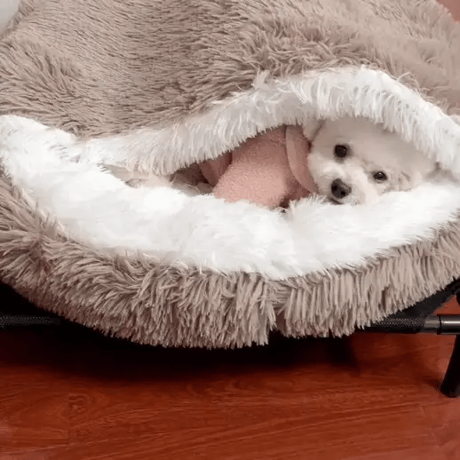 Cozy Plush Round Pet Bed
