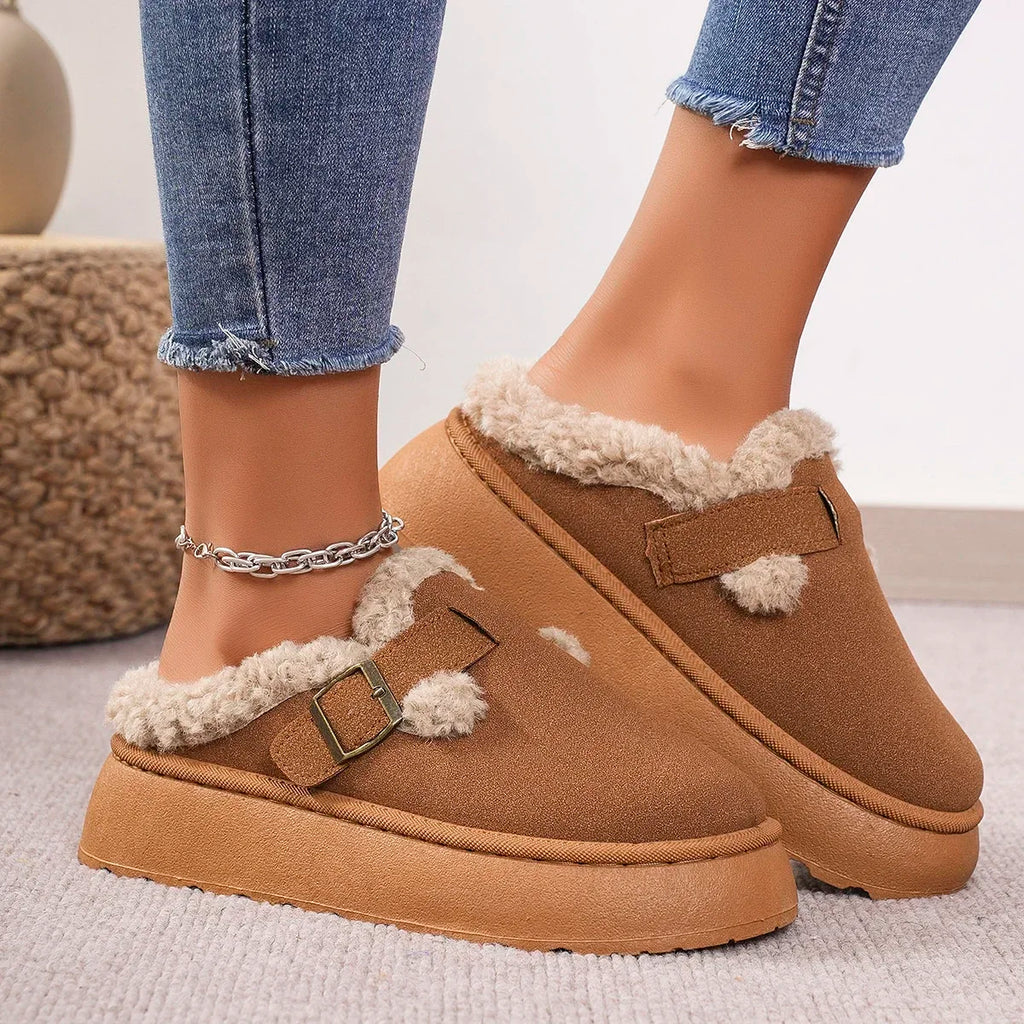 Luxury Women s Warm Winter Suede Shoes Gift Goose