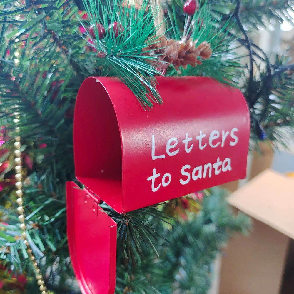 Santa Claus Letter Mailbox Hanging Ornament