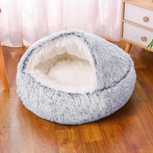 Cozy Plush Round Pet Bed