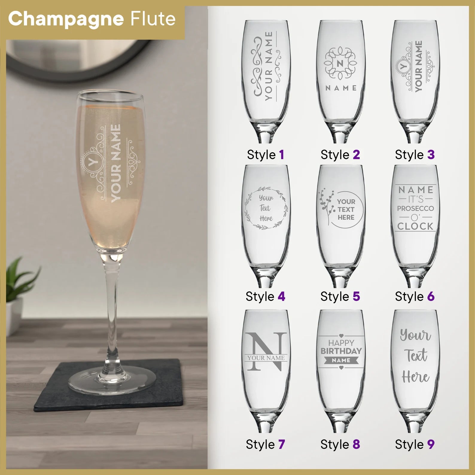 Personalised Glasswear