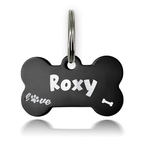 Elegant Personalised Dog Name Tags