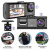Advanced 1080P Triple Camera Dash Cam